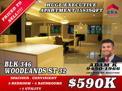 Blk 346 Woodlands Street 32 (Woodlands), HDB Executive #157009402